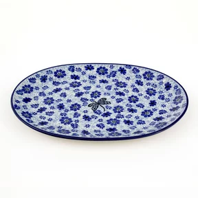 Półmisek G69, 26,7/18,7 cm <br> 1443X Ważka w kwiatach